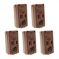 General Electric 922B Quick Clamp Connector for Extension Cord End Polarized 5pk
