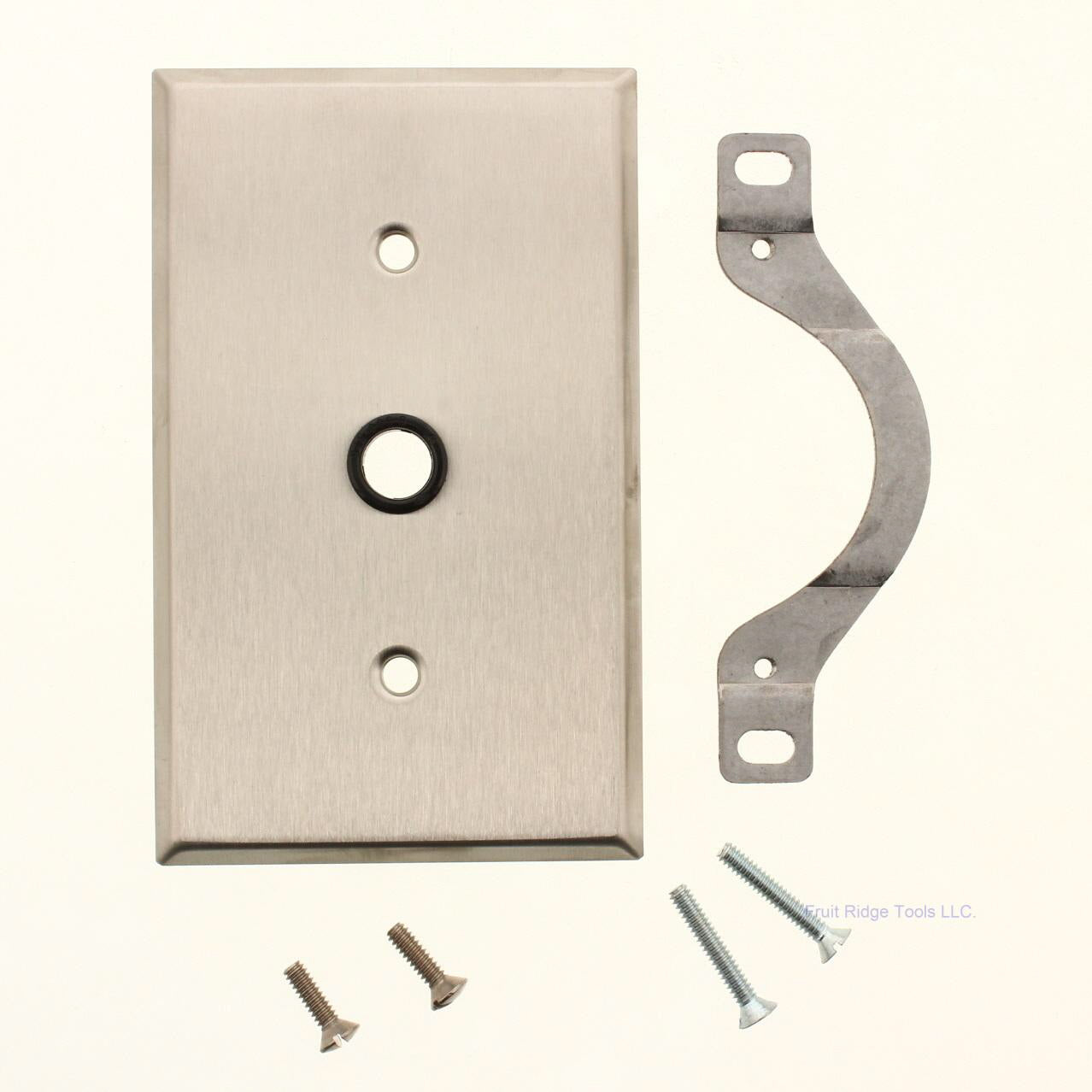 GE 93181 Stainless Steel Type 302 1-Gang Bushing Telephone Device Strap Mount