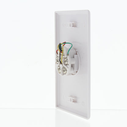 General Electric TL26197 White 4-Wire Jack Telephone Wallplate Cover