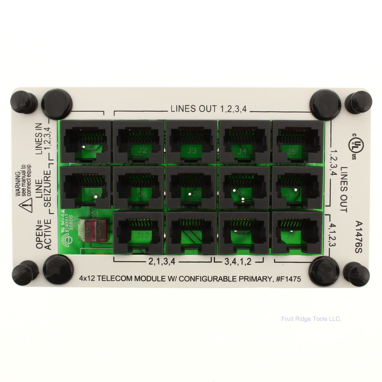 Grey Fox F1475 Phone Module 4-Line 12-Location with Configurable Primary