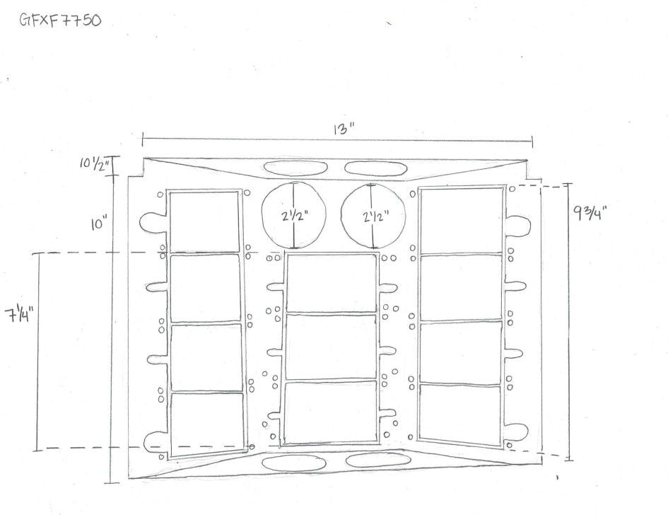 Greyfox Systems F7750 Wing Trim Kit For Premium Enclosures