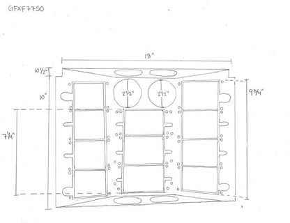 Greyfox Systems F7750 Wing Trim Kit For Premium Enclosures