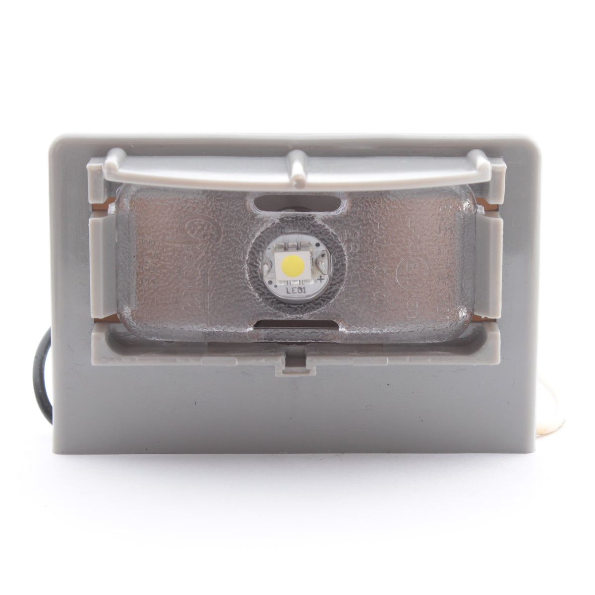 Grote 01-6067-74 Gray Housing License Plate Lamp Kit Light Kit LED Bulb