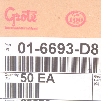 Grote 01-6693-D8 Trailer Wiring 7" Thin-Line LED Adapter Harness Strobe Pigtail