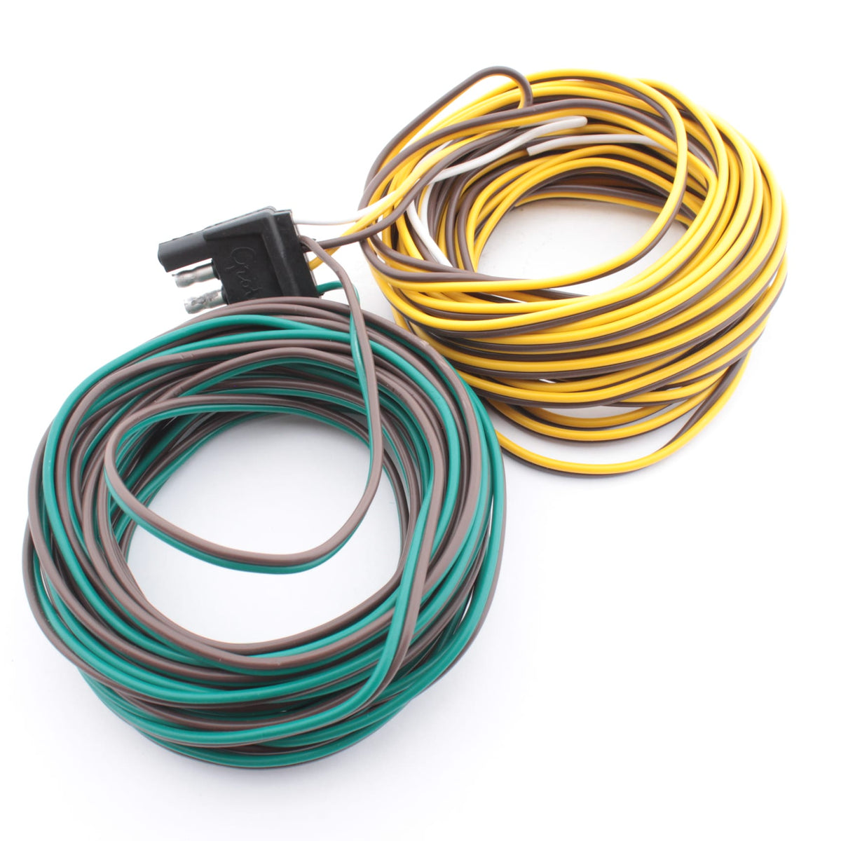 Grote 01684203 Universal 25' 4-Pin Male Trailer Light Wiring Harness 18AWG