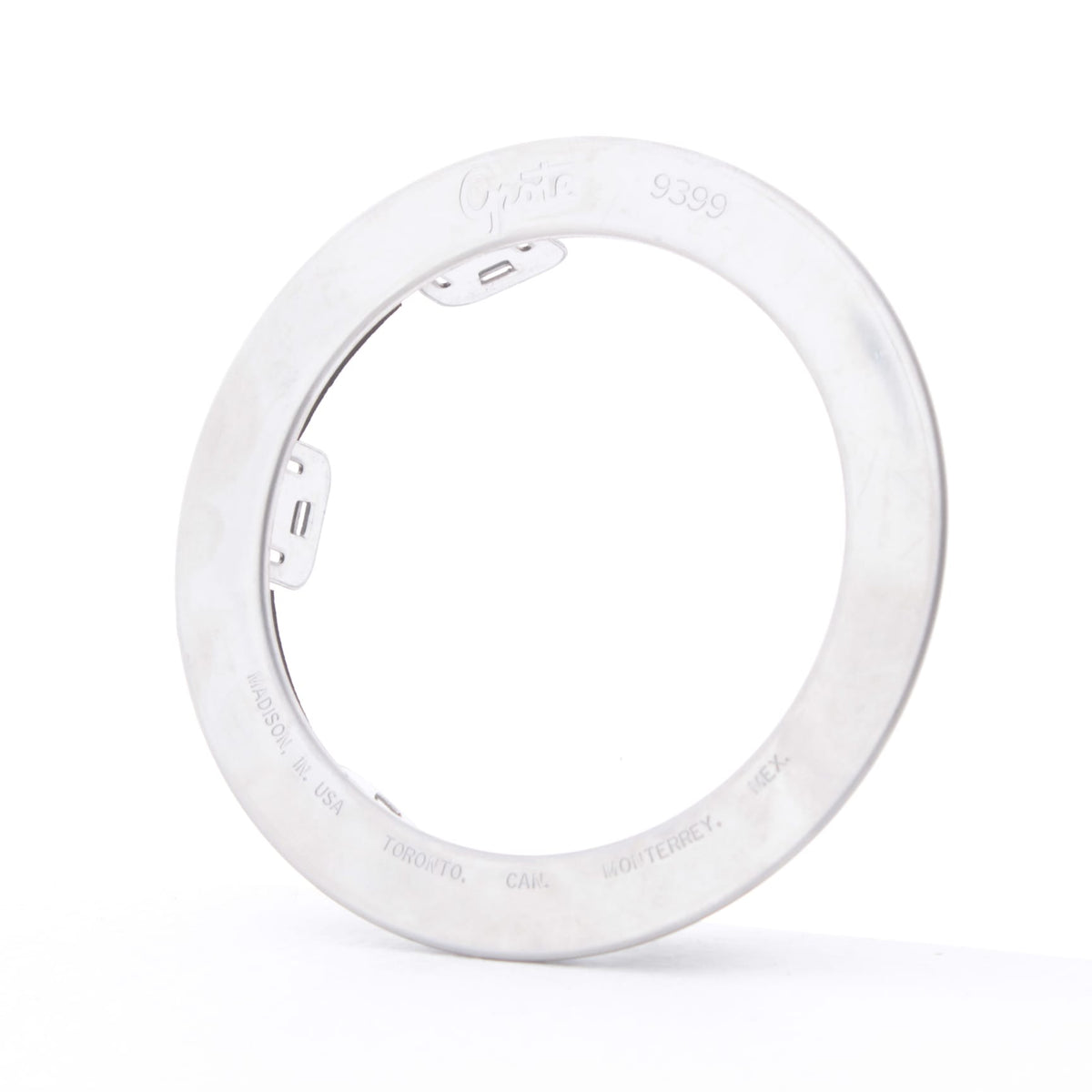 Grote 01-9399-70 Chrome Plated 4" SnapIn Flush Mount Flange Ring for Round Light