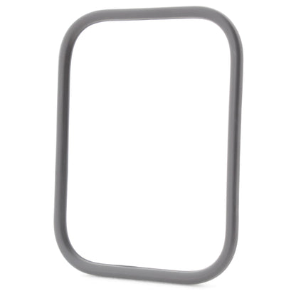 Grote 12071 White 10" Rolled-Rim Mirror With Ball Swivel