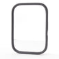 Grote 12073-5 Black Rolled-Rim Stainless Steel Mirror 7.5" x 5.5" w/ Ball Swivel