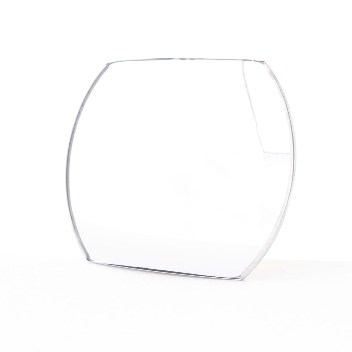Grote 12164-5 Stick-On Convex Glass Mirror 4" x 5.5" Rectangular Aluminum Back