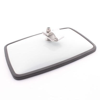 Grote 12301 White Powder Coated Rear View Split Mirror Assembly 10" x  6-1/2"