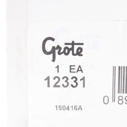 Grote 12331 White 6" Stainles Steel Split Mirror Right or Left Bracket Mount
