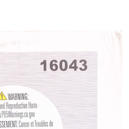 Grote 16043 White Stainless Steel 16" x 7" Split-Focus West Coast Mirror T-Bolt