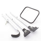 Grote 28083-5 Stainless Steel Trailer Haul Fender-Mount Mirror w/ Chrome Arms