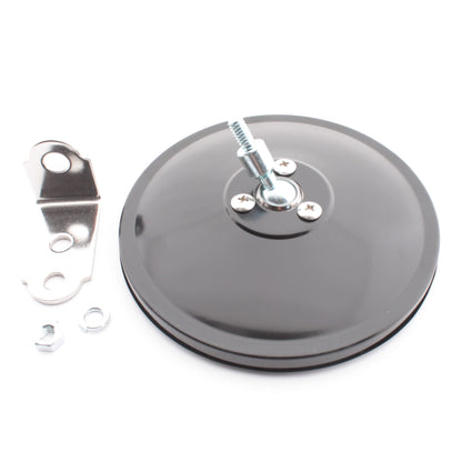 Grote 28152 Black 5" Round Clamp-On Spot Mirror With L- Bracket