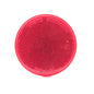 Grote 400525 Red 3" Round Stick-On Reflector Adhesive Backing