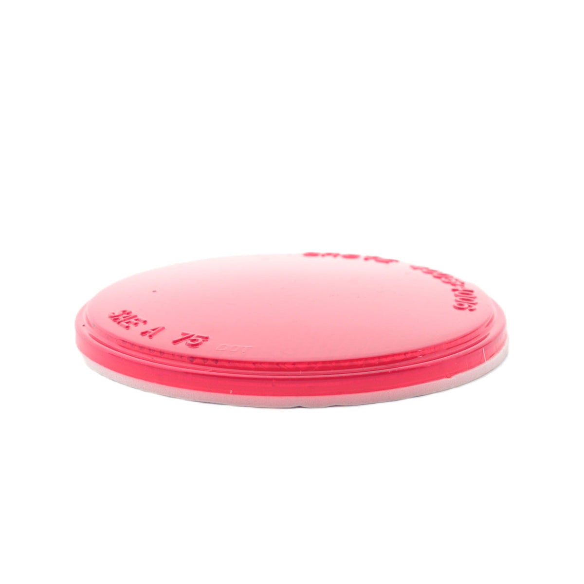 Grote 400525 Red 3" Round Stick-On Reflector Adhesive Backing