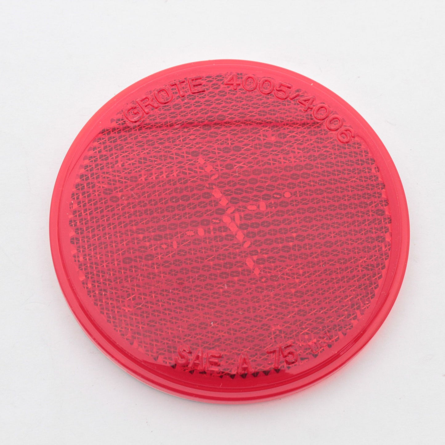 Grote 40062 Red Sealed 3" Round Stick On Reflector