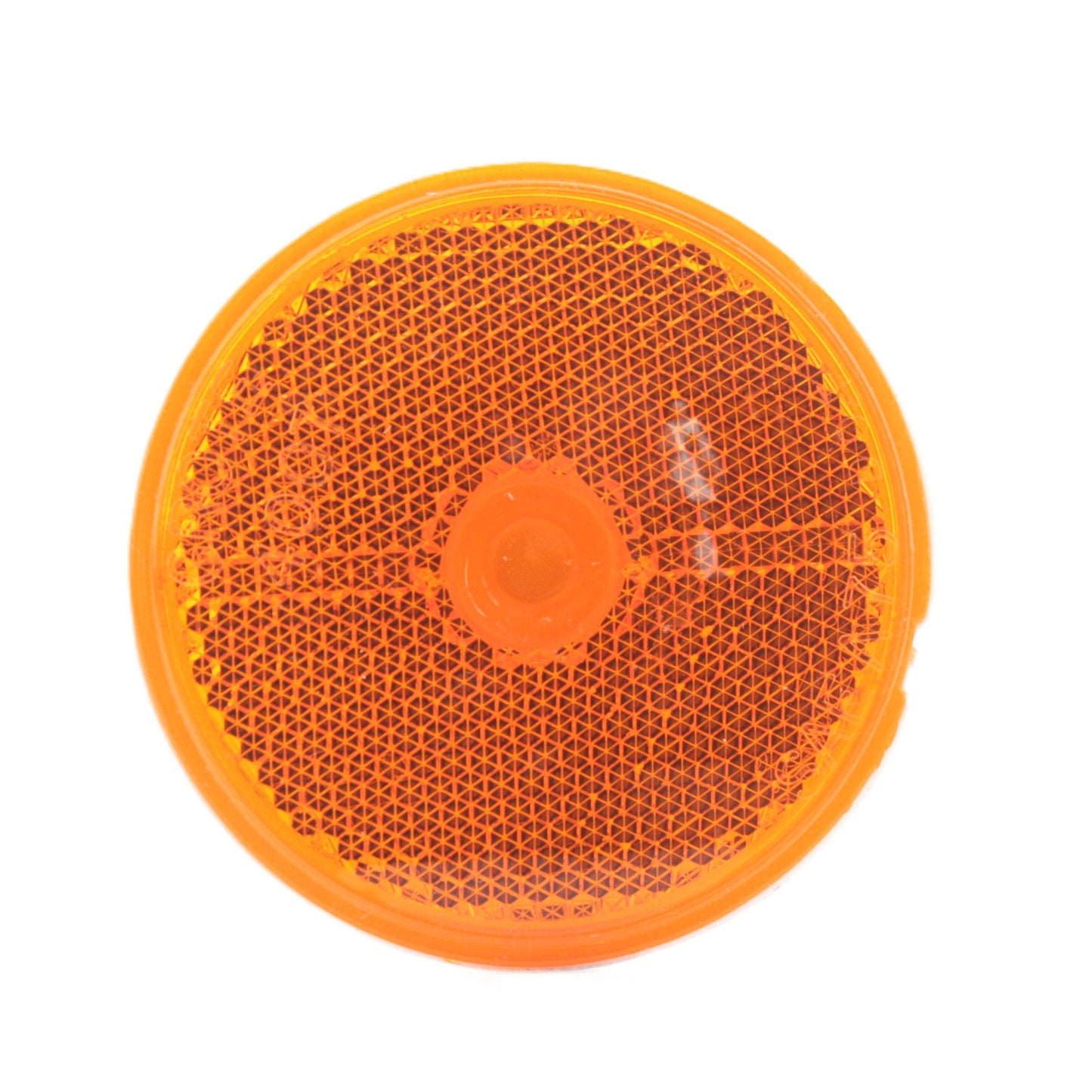 Grote 40073 Yellow Amber 2-1/2" Round Stick On Reflector
