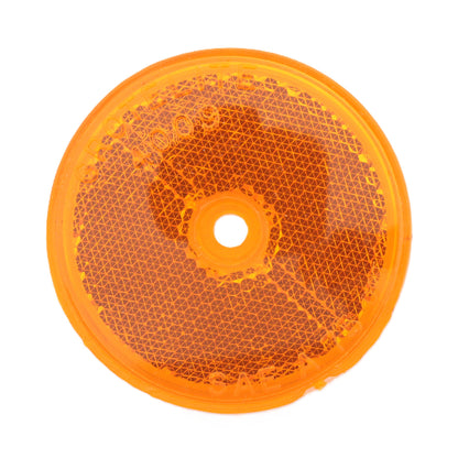 Grote 40093 Yellow Amber 2-1/2" Sealed Center-Mount Reflector Acrylic
