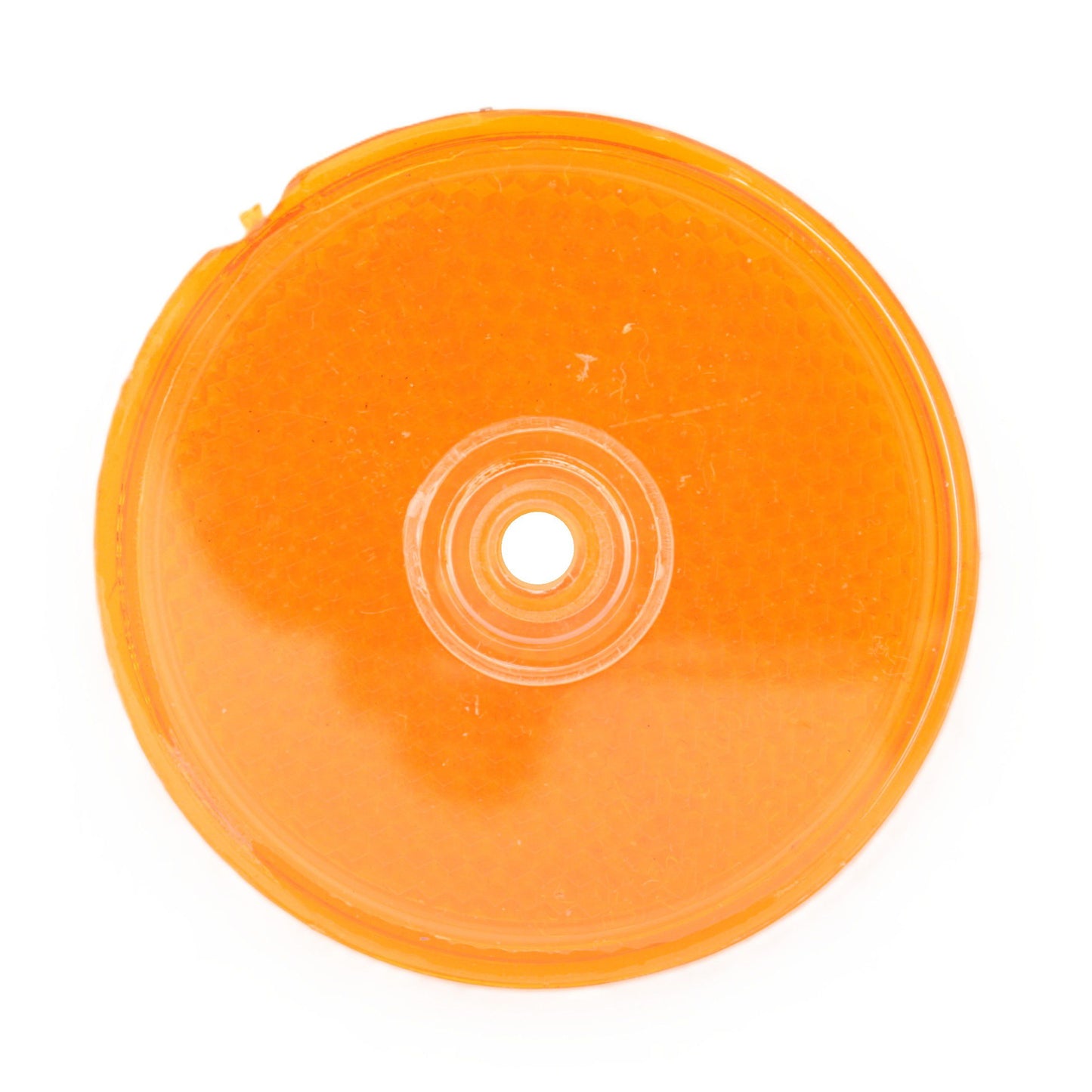 Grote 40093 Yellow Amber 2-1/2" Sealed Center-Mount Reflector Acrylic