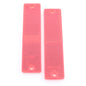 Grote 40132-5 Red 4-7/16" x 1-3/16" Mini Stick-On Rectangular Reflectors 2-Pack