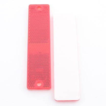 Grote 40132-5 Red 4-7/16" x 1-3/16" Mini Stick-On Rectangular Reflectors 2-Pack