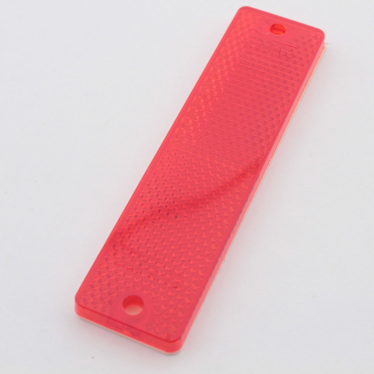 Grote 40132 Red 4-7/16" x 1-3/16" Mini Stick-On Rectangular Reflector