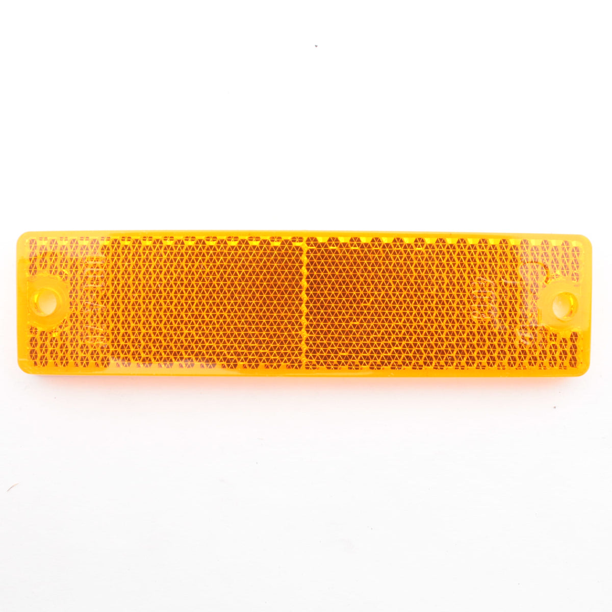 Grote 40133 Amber Mini StickOn Screw Mount Rectangular Reflector 4-7/16 x 1-3/16