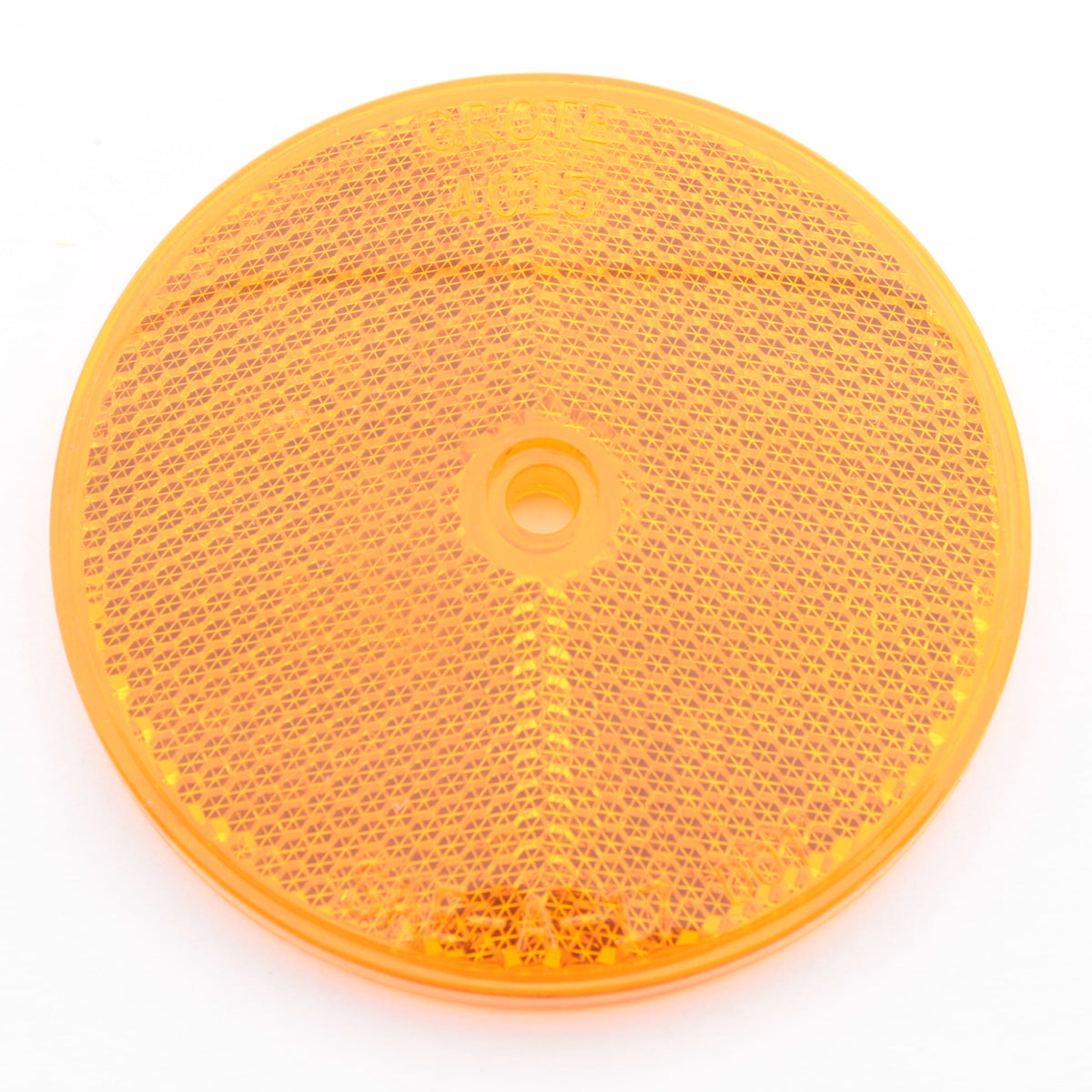 Grote 401533 Yellow Amber 2-1/2" Sealed Center-Mount Acrylic Lens Reflector