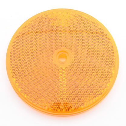 Grote 401533 Yellow Amber 2-1/2" Sealed Center-Mount Acrylic Lens Reflector