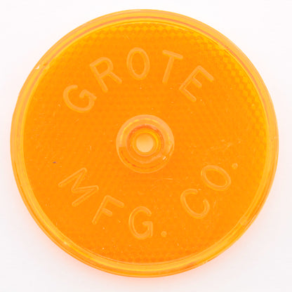 Grote 401533 Yellow Amber 2-1/2" Sealed Center-Mount Acrylic Lens Reflector