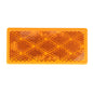 Grote 40303 Amber Stick-On Rectangular Reflector Acrylic Lens 3-1/4" x 1-7/16"