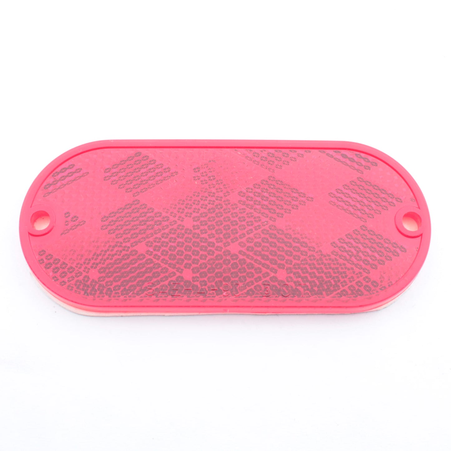 Grote 41032 Red Stick-On Adhesive Oval Reflector 4-3/8" x 1-7/8"