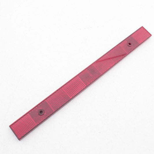Grote 41122 Red 12" x 1" Reflective Strip Plastic Adhesive-Backed or Screw Mount