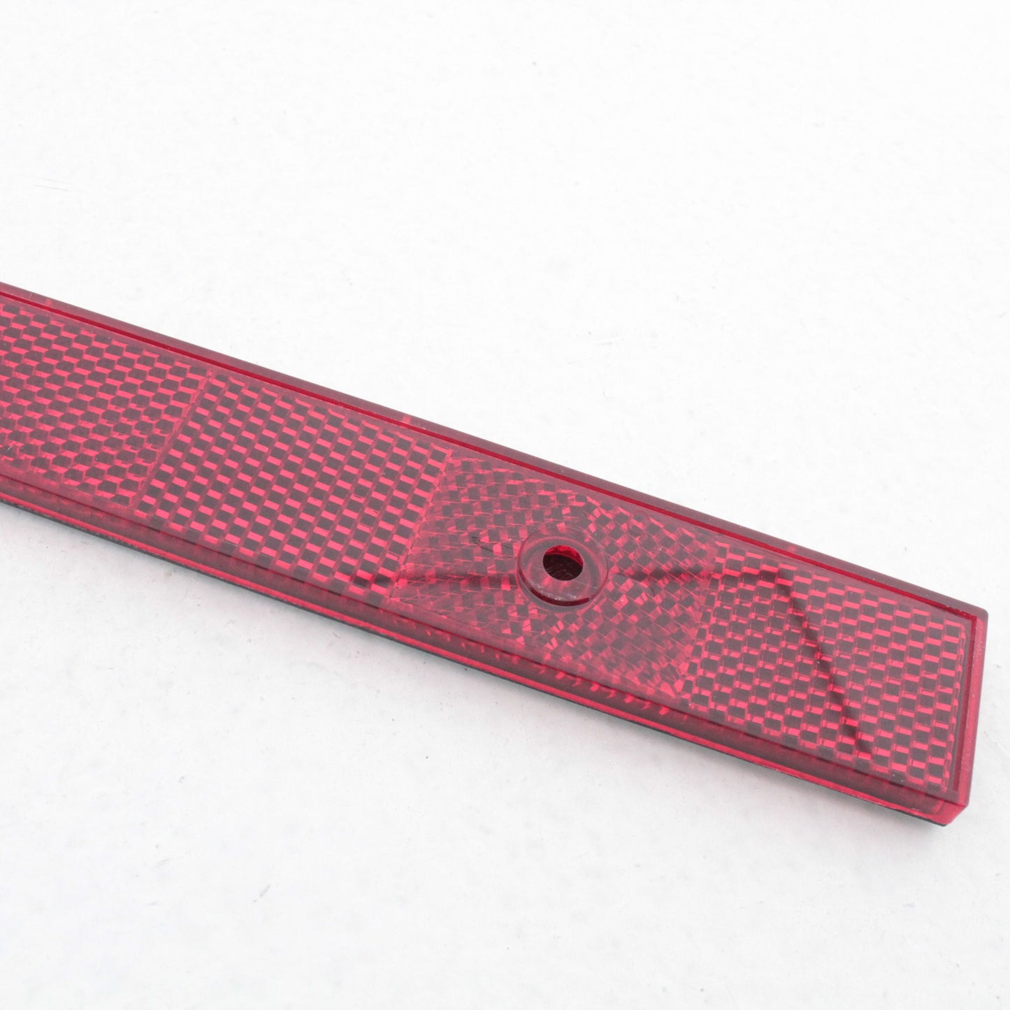 Grote 41122 Red 12" x 1" Reflective Strip Plastic Adhesive-Backed or Screw Mount