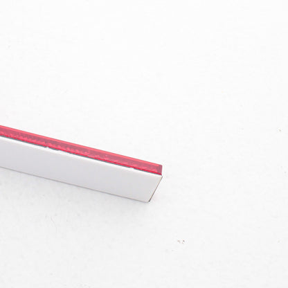 Grote 41122 Red 12" x 1" Reflective Strip Plastic Adhesive-Backed or Screw Mount