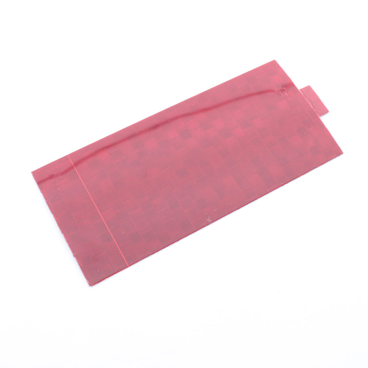 Grote 411523 Red 1-11/16" x 4-1/4" Rectangular Reflector Impact Resistant