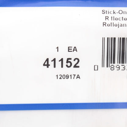 Grote 41152 Red 4-1/4" Rectangular Stick-On Adhesive Reflector Tape w/ Pull Tab