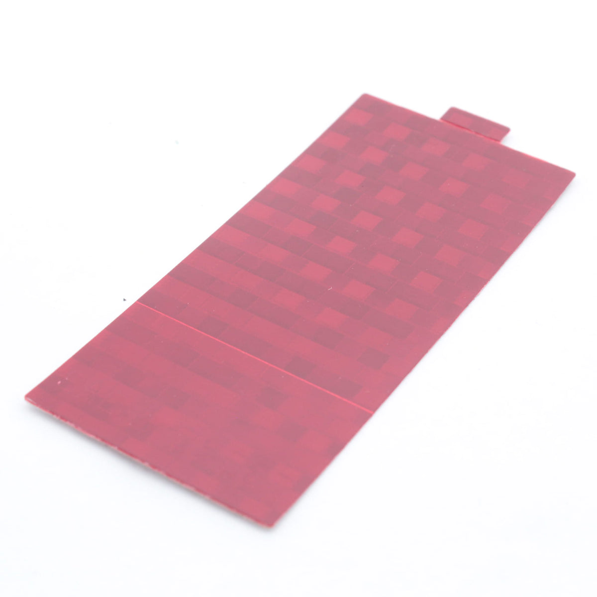 Grote 41152 Red 4-1/4" Rectangular Stick-On Adhesive Reflector Tape w/ Pull Tab
