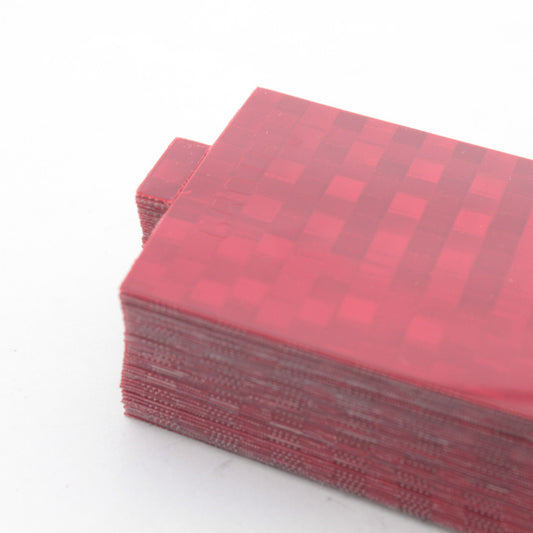 Grote 411523 Red 1-11/16" x 4-1/4" Rectangular Reflector Impact Resistant 50Pack