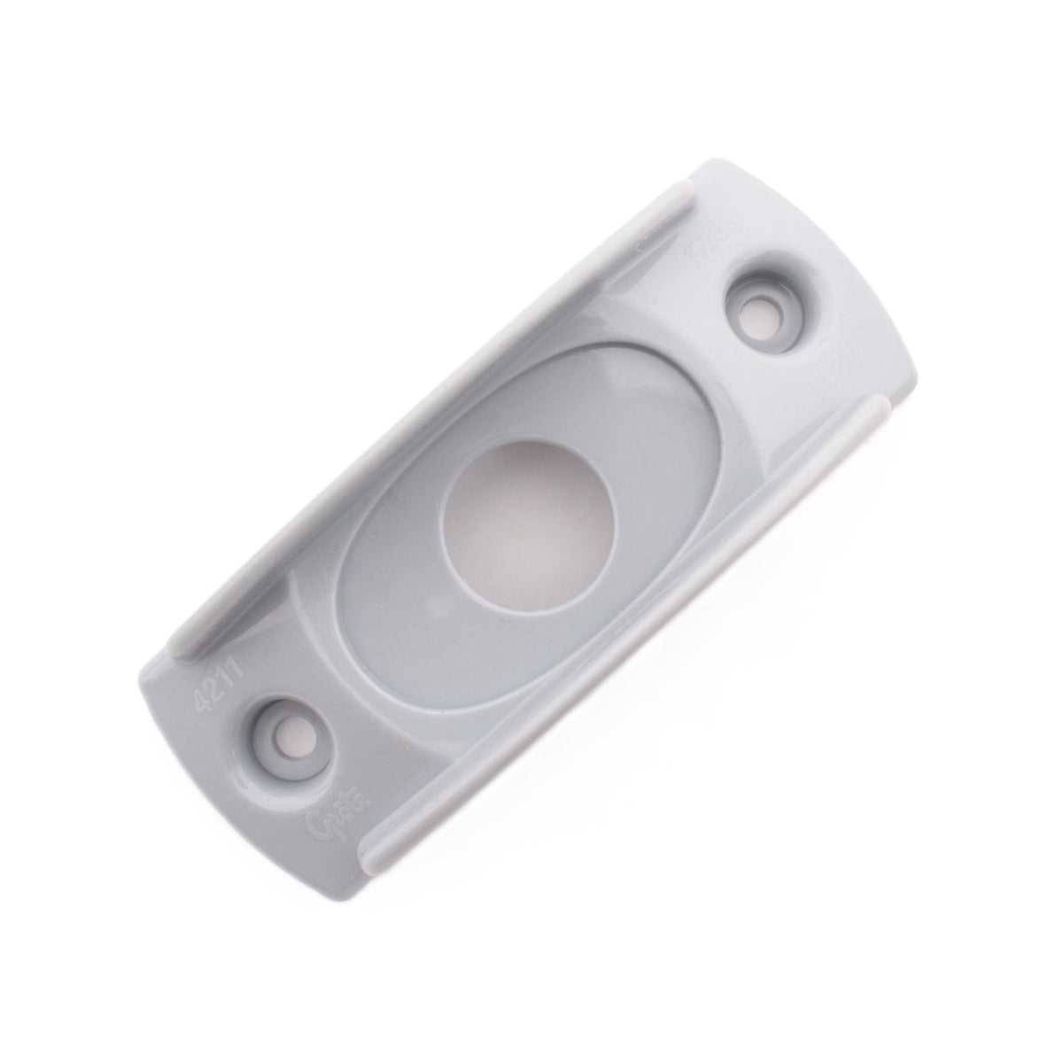 Grote 42110 Gray 4" Oval Mini Marker Surface Mount Bracket for MicroNova DOT