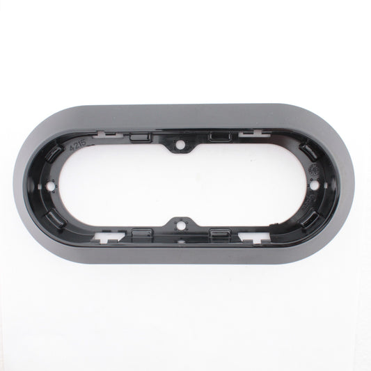 Grote 42152 Black Surface Mount Snap-in Flange for 6" Oval Lamps