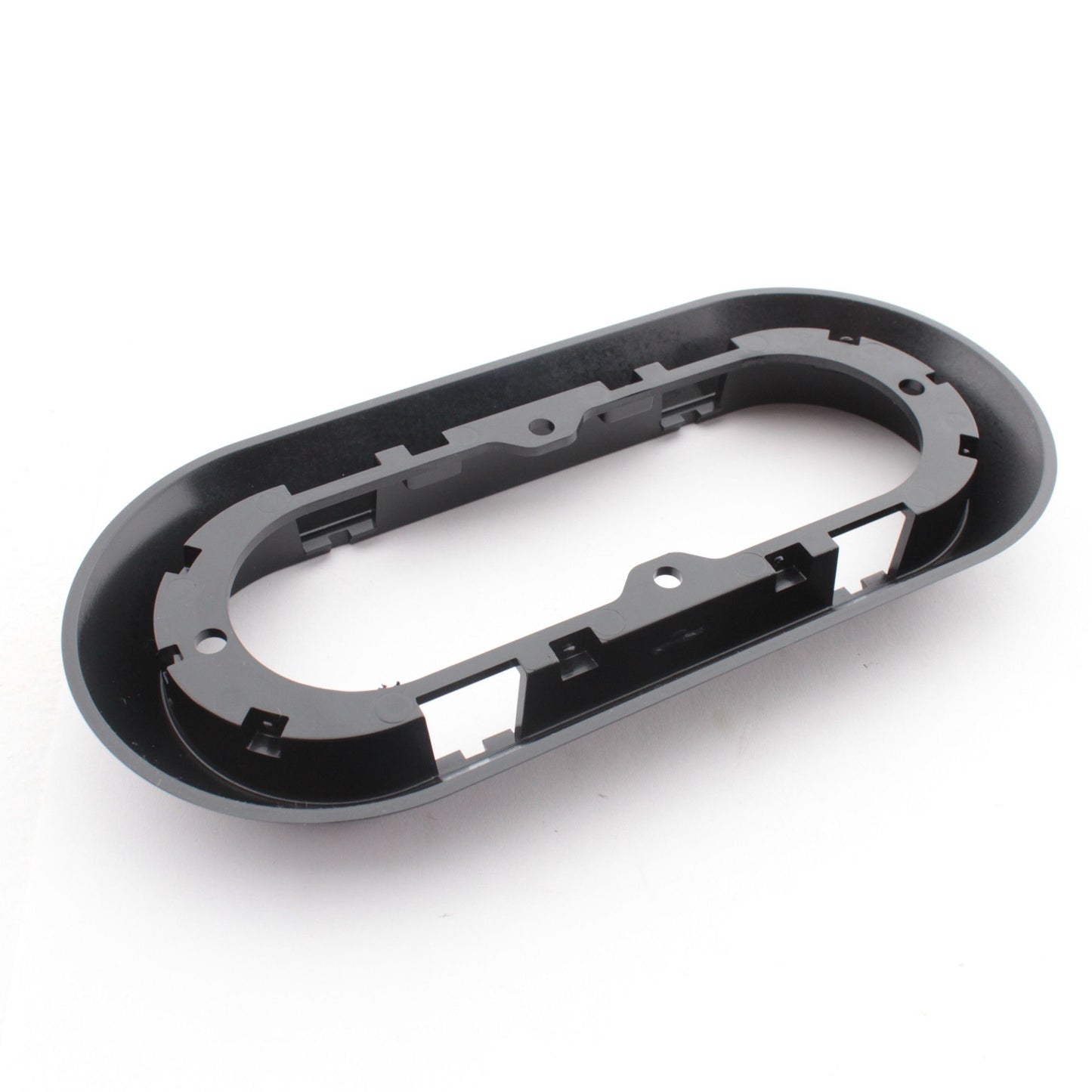 Grote 42152 Black Surface Mount Snap-in Flange for 6" Oval Lamps