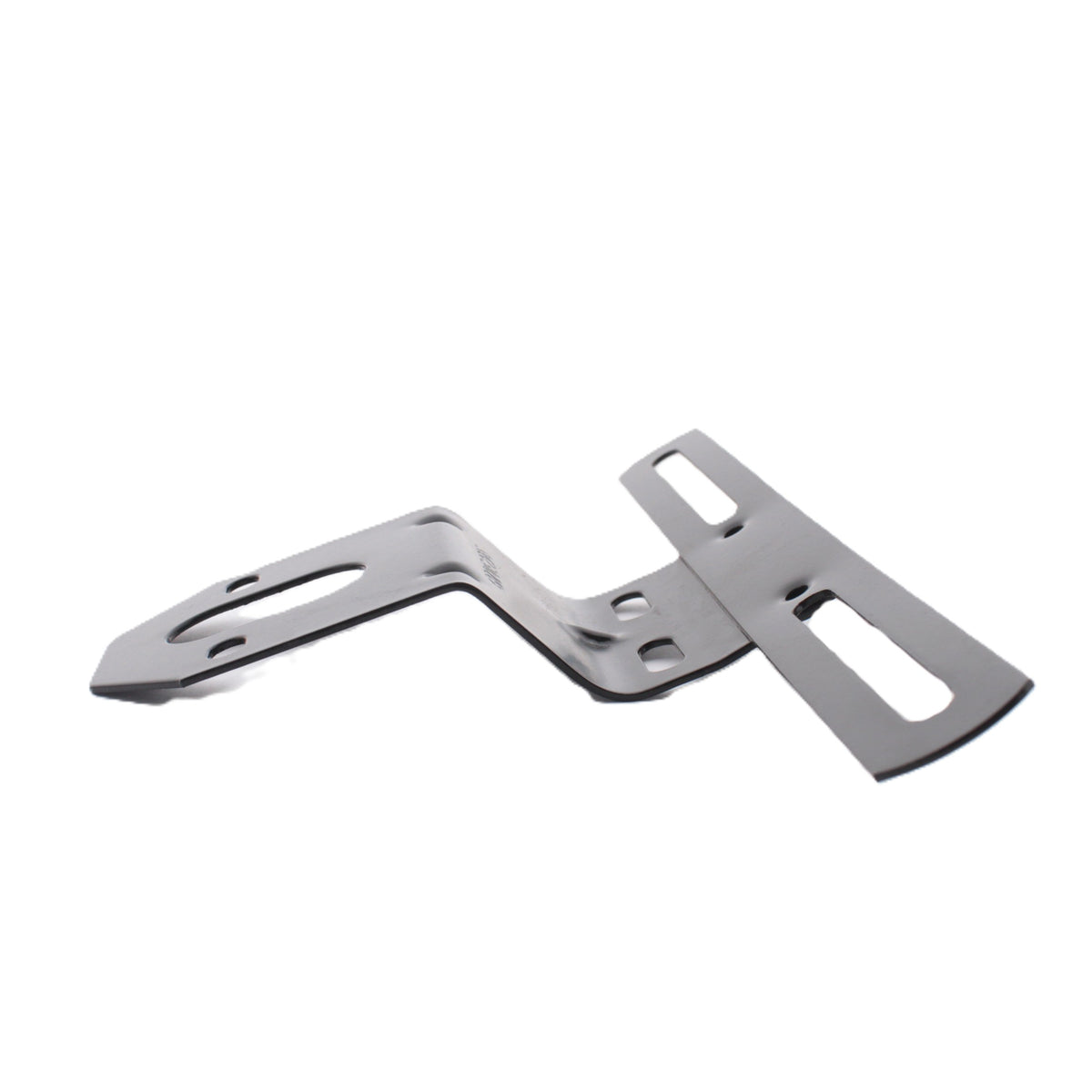 Grote 43022 Black 16" License Plate Bracket Offset Powder-Coated for 2-Stud Bulk