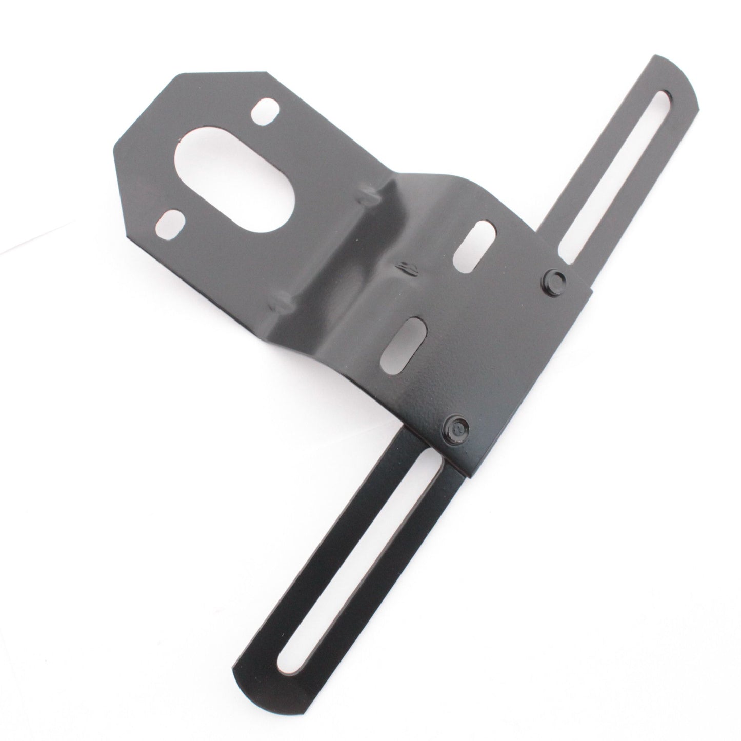 Grote 43022 Black 16.63" License Plate Bracket Offset Powder-Coated for Two-Stud