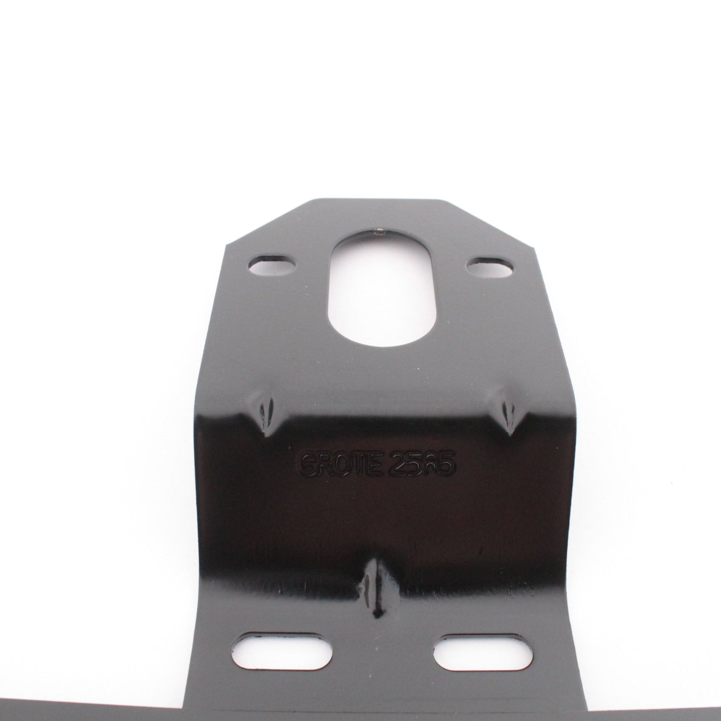 Grote 43022 Black 16.63" License Plate Bracket Offset Powder-Coated for Two-Stud