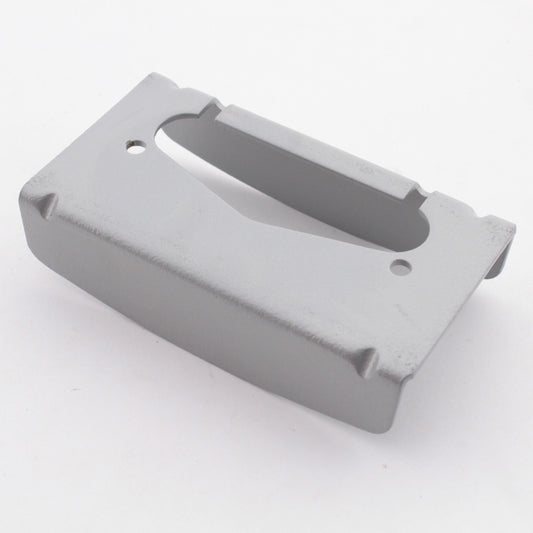 Grote 43144 Polished Steel 4-1/4" x 2-5/16" w/ 1-3/16" Lip for 2-Bulb Lamp Guard