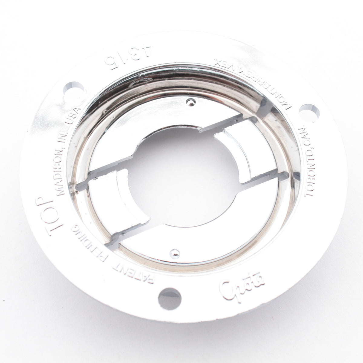 Grote 43153 Chrome Plated ABS 2" Flange for Round LED Lamp Light Theft-Resistant
