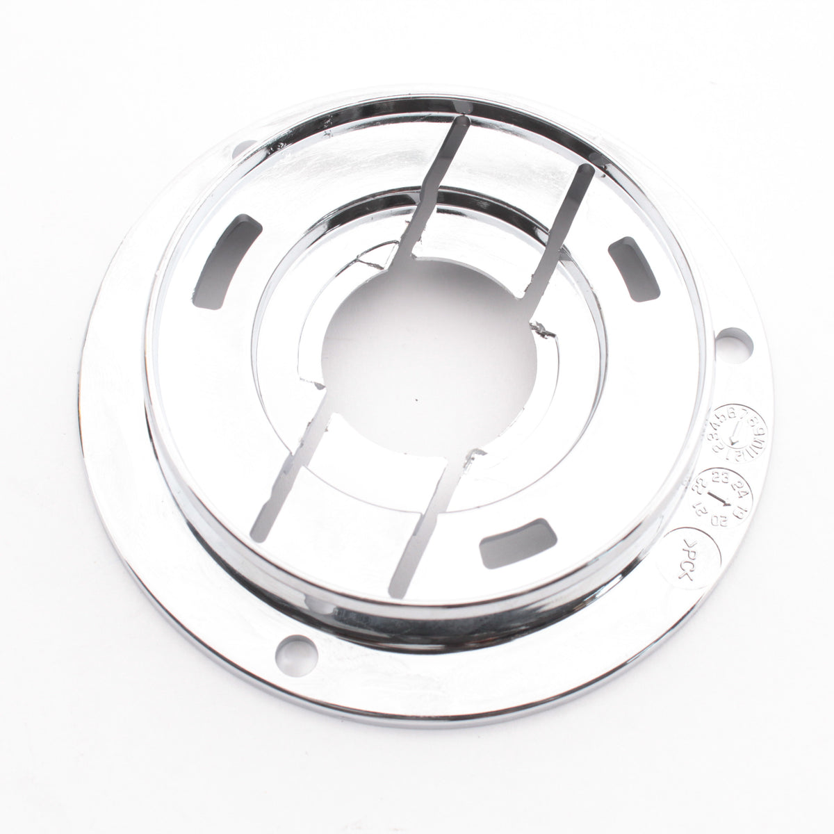 Grote 43163 Chrome 2-1/2" Flange Anti-Theft for Round Lamps Plated Abs
