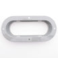 Grote 43220 Gray Theft-Resistant 6" Flange for Oval Lamps Polycarbonate